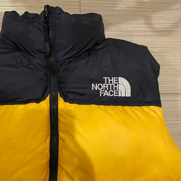Rare The North Face Vintage Bumblebee 700 Puffer Down Vest